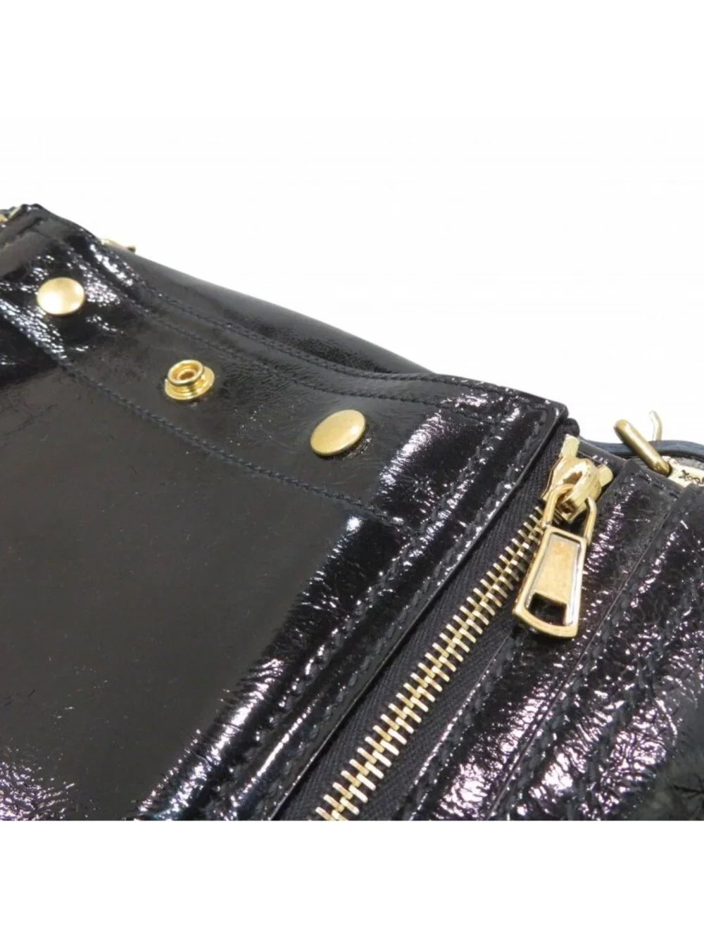 Saint Laurent Downtown Tote Bag Patent Leather